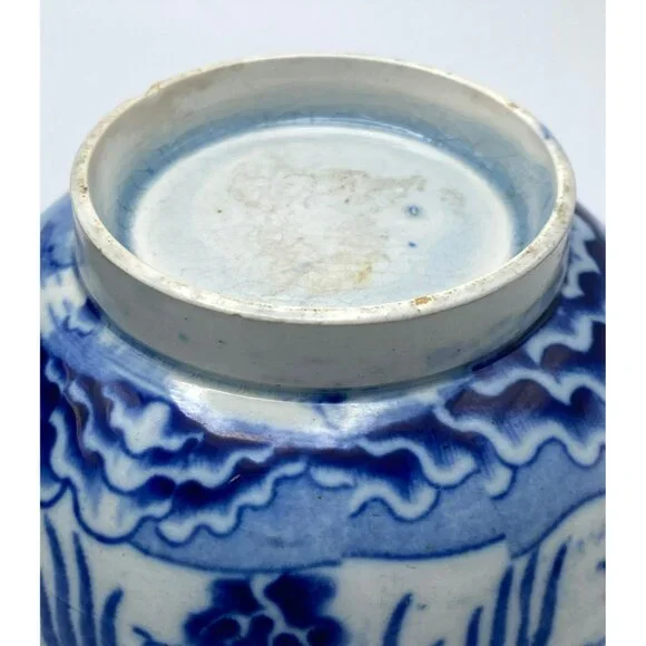 Staffordshire Pearlware Transferware Bowls Blue White late 18th early 19th cent - Picture 7 of 8